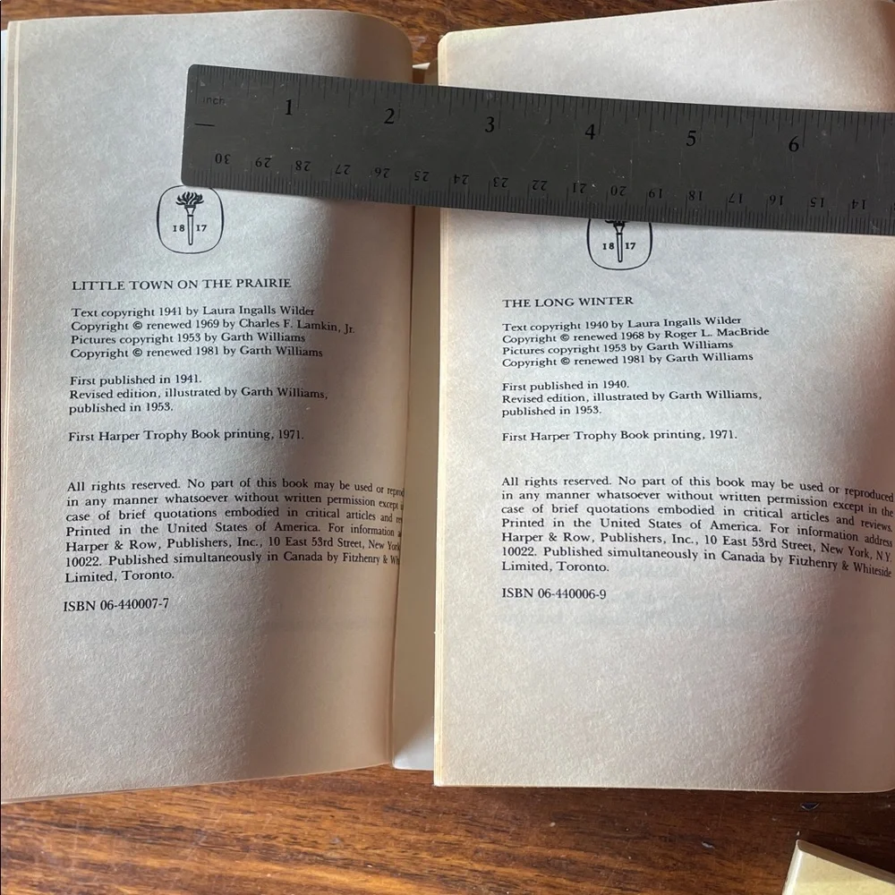 7 Little House Books By Laura Ingalls Wilder Kids Chapter Paperback Vintage 1981 - Picture 12 of 14